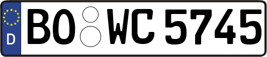 BO-WC5745