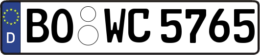 BO-WC5765