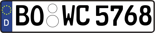 BO-WC5768