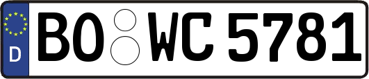 BO-WC5781