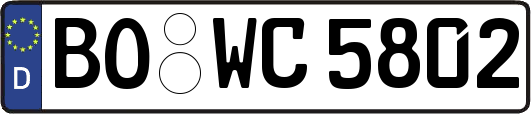 BO-WC5802