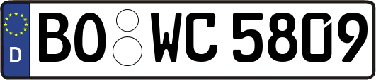 BO-WC5809