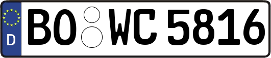BO-WC5816