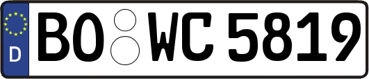 BO-WC5819