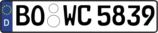 BO-WC5839