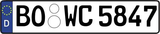 BO-WC5847