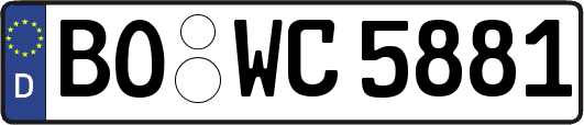 BO-WC5881