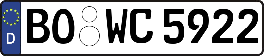 BO-WC5922