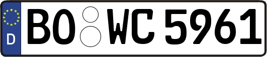 BO-WC5961