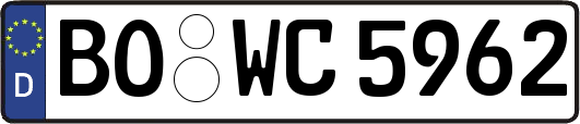 BO-WC5962