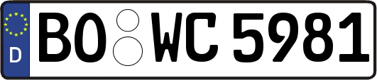 BO-WC5981