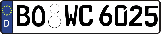 BO-WC6025