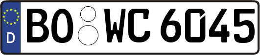 BO-WC6045
