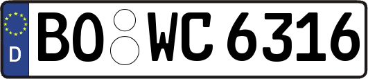BO-WC6316