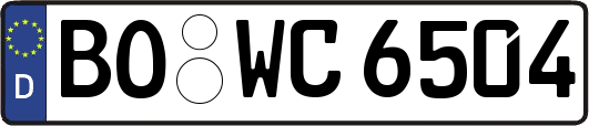 BO-WC6504
