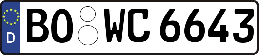 BO-WC6643