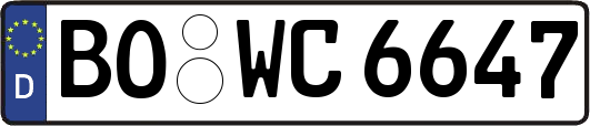 BO-WC6647