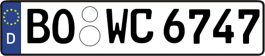 BO-WC6747