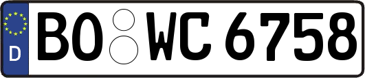 BO-WC6758