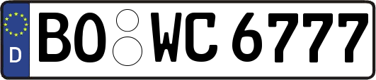 BO-WC6777