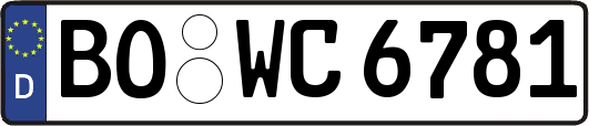 BO-WC6781