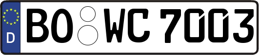 BO-WC7003