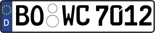 BO-WC7012