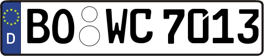 BO-WC7013