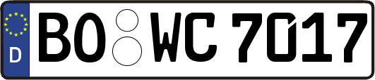 BO-WC7017