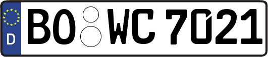 BO-WC7021