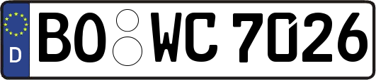 BO-WC7026
