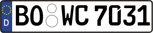 BO-WC7031
