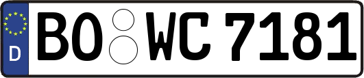 BO-WC7181