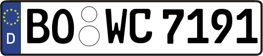 BO-WC7191