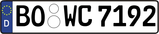 BO-WC7192
