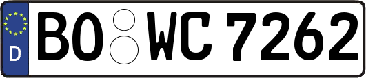 BO-WC7262