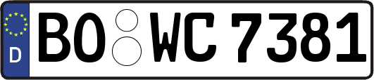 BO-WC7381