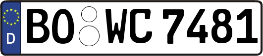 BO-WC7481