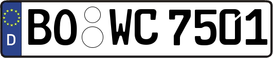 BO-WC7501