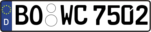 BO-WC7502