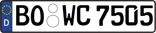BO-WC7505