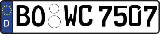 BO-WC7507