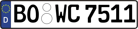 BO-WC7511
