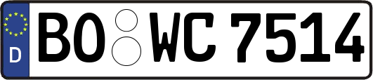 BO-WC7514