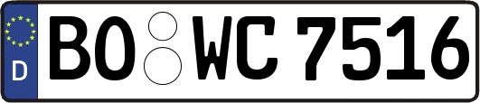 BO-WC7516