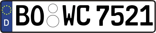 BO-WC7521