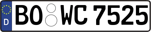 BO-WC7525