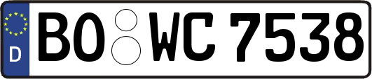 BO-WC7538