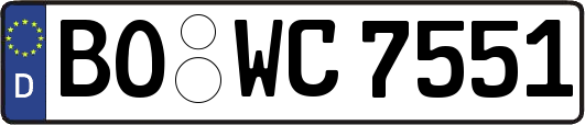 BO-WC7551
