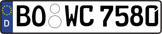 BO-WC7580